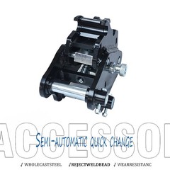 Heavy Duty Semi-Automatic Quick Hitch Coupler for Mini Excavator, Tool-Free