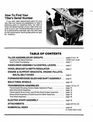 SERVICE PARTS MANUAL FITS 1987-1992 TROY BILT PONY ROTO TILLER