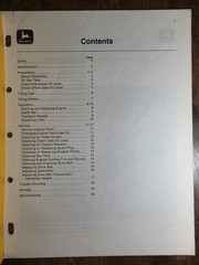 John Deere 216 Walk-Behind Rotary Tiller SN 80,001-120,000 Owner Operator Manual