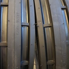 5.50-16 (2 TIRES + TUBES) 6 PLY ROAD CREW ST1 F2 3-Rib Farm Tractor 5.50.X16