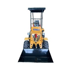 Agrotk KRW23 Mini Skid Steer Wheel Loader 23 HP Gas RATO R740D Engine EPA 700KG