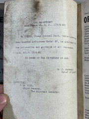 WWII War Dept (Gen. G.C. Marshall) Corp Engineers- Latourneau R7 Power Control