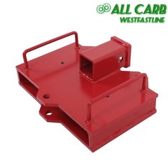 Forklift Hitch Adapter 2″ For Dual Pallet Trailer Tow Receiver Attachment