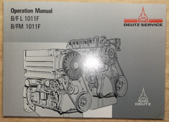 KHD DEUTZ B/F L 1B/FM 011F OPERATION & MAINTENANCE MANUAL BOOK