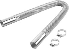 1 inch Stainless Steel Exhaust Hose, 23.6″ Flexible Exhaust Size: 23.6in/60cm