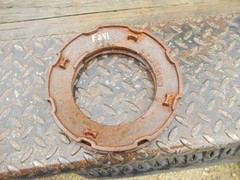 1) USED F341 STEEL / CAST IRON Burch Tru Blue PLANTER Large Seed PLATE F 341