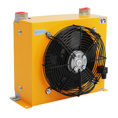 1450rpm Cooler 110V 60W Hydraulic Oil Cooler Aluminium Rectangular Radiator