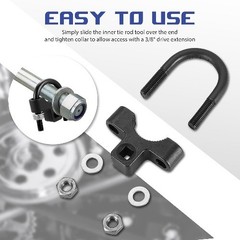Inner Tie Rod Removal Tool 3/8″ Universal Low Profile Tool for Inner Tie Rod Bal