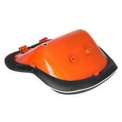 Seat Vinyl Black with Orange fits Kubota L2550 L2650 L3600 L4200 34200-18400