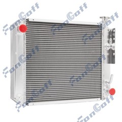 Forklift 4-Row Aluminum Radiator Fits Hyster Yale Replaces OEM Part 1329169