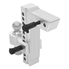 Modern Adjustable Trailer Hitch 2.5in Receiver 2 Ball Heads 26500lbs Truck Tow