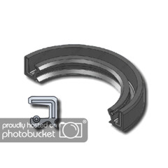 EAI Oil Shaft Rotary Seal 2 3/16″x3″x3/8″ TC Db Lip Spring 2.188″x3.000″x0.375″