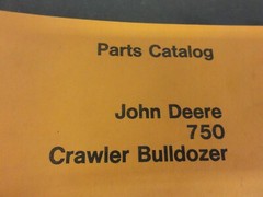 John Deere 750 Crawler Bulldozer Parts Catalog Manual PC-1884 1984