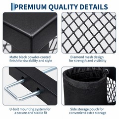 Tractor Tool Box 24″x 10″x 9″ Multi Function Tractor Accessories Heavy Duty NEW