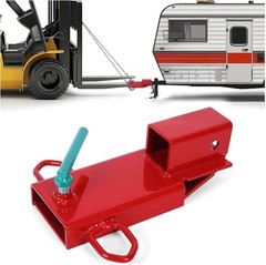 Clamp On Forklift 2″ Hitch Receiver Pallet Fork Trailer Towing | Adapter