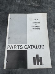 International Cub Cadet Equipment for Tractors Parts Catalog