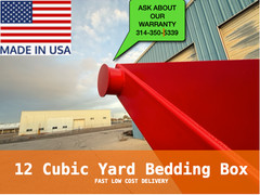 12 cy Bedding Box 100% American Iron & 100% American Made by: Bear Iron Works