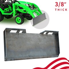 3/8″ Quick Tach Attachment Mount Plate Skid Steer Hitch Steel Front Loader Plate