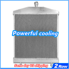 2 Rows Aluminum Radiator for Lincoln Welder 200 250 AMP SA200 SA250 G1087 H19491