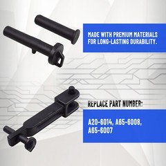 A20-6014 Single Tow Hook for Peterbilt & Kenworth w/ Pull Pin Frame Pin A65-6008
