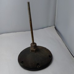 Vintage Weston 2221 Heavy Large Brass Temp Gauge
