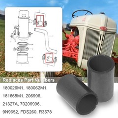 2PCS 9N9652 Air Cleaner Tube Hoses Fit Ford Tractor 9N 2N 8N NAA 600 700 800 900