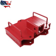 2″ Forklift Hitch Adapter Dual Pallet Trailer Tow Receiver Attachment Tractor