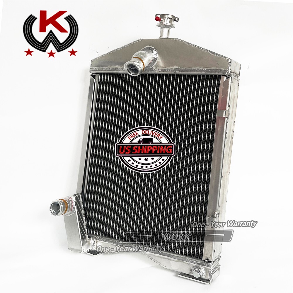 Fits Ford 8N 9N 2N Models OE#8N8005 86551430 2-Row Aluminum Replacement Radiator