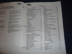 ENGINE MAINTENANCE BOOK MANUAL FOR YALE GASOLINE & LPG GM 3.0L 5203717