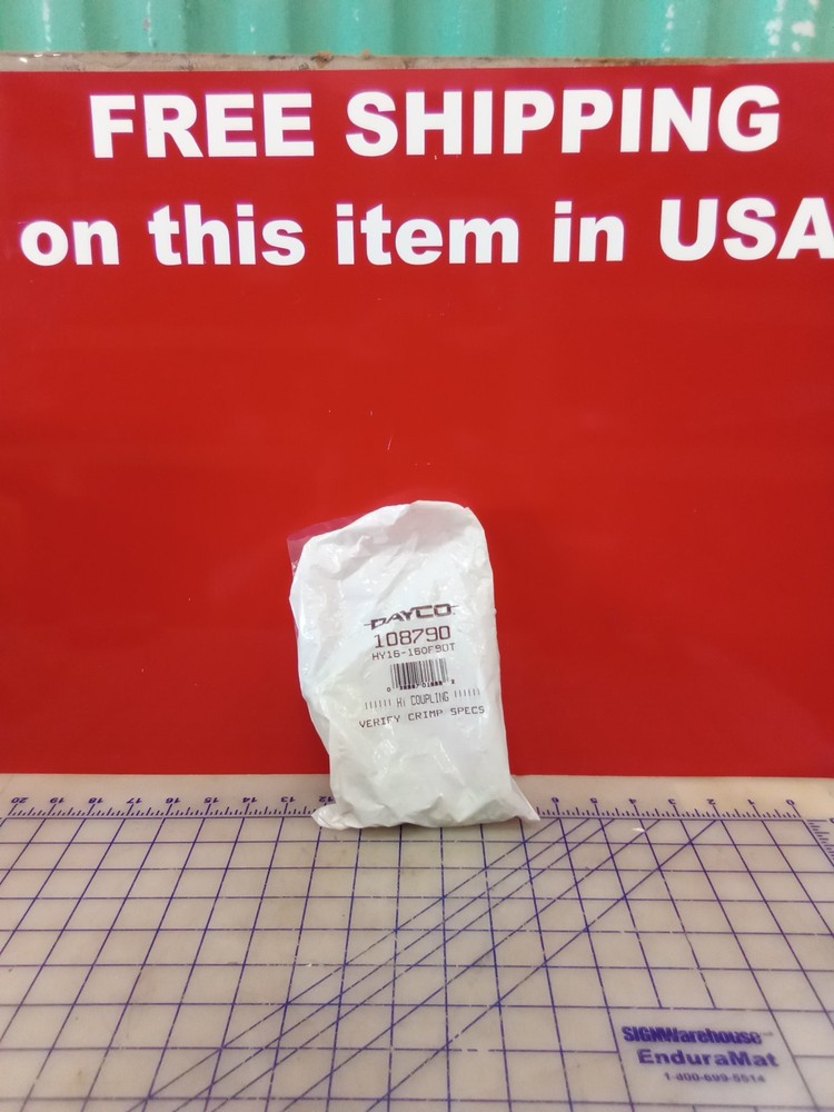 Dayco Hydraulic Coupling 108790, New Old Stock, Free Shipping