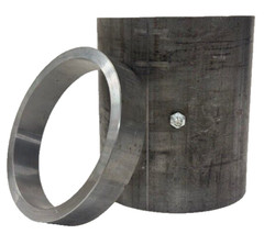PIPE HINGE SLEEVE 6″ HEIGHT X 5 1/4″ OD 3/8″ THICK FITS 4″ PIPE