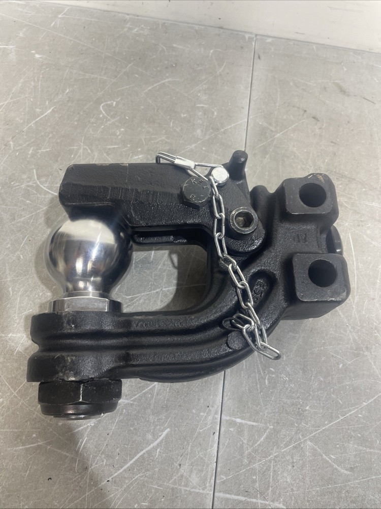 CURT 45919 Channel-Mount Forged Pintle and Ball. Includes 2-5/16” Ball 13,000lb