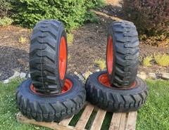 4 NEW 10-16.5 Camso SKS332 Skid Steer Tires/wheels/rims for Bobcat – 10 PLY