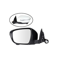 LH Side Mirror Glass Lens 14-19 Nissan X-Trail T32 Rogue 360 Cam Heat 13Pin Fold