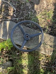 Ji Case Tractor 2470 2670 2870 70 Series Steering Wheel Used Good Shape