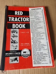 36th Annual Edition 1951-52 Red Tractor Book Implement & Tractor Publication