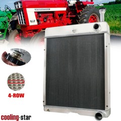 4-ROW 70MM CORE RADIATOR FOR INTERNATIONAL 100 766 886 1066 1086 1466 1486 1566