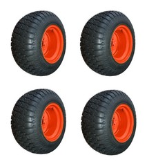 4-31X15.5-15 Turf Skid Steer Tires/Rims for Bobcat-Turf Pro-R-3 -31X15.5-15-8PLY
