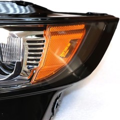 Projector Halogen Headlight Assembly Left Driver Side Chrom 2015-2018 Ford Edge