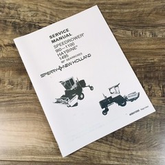 New Holland 910-1100 Speedrower Haybine 1495 Gearbox Service Manual Repair Shop
