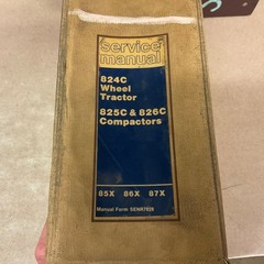 CAT Caterpillar 824C 825C 826C SERVICE REPAIR MANUAL COMPACTOR TRACTOR 85/86/87X