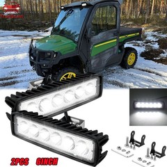 2PCS 6″ LED Flood Work Lights Fit John Deere Gator XUV 835M 835R 865M 865R 12V