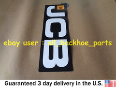 JCB BACKHOE – GENUINE JCB DECAL 350 MM x 109 MM (13 1/4″ x 4 3/10″) (332/G4609)