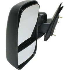 Tow Mirror Telescoping No Memory LH Black Chevy GMC Sierra 1500 Limited Textured