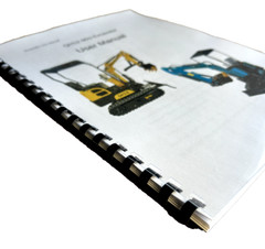1-Ton Mini Excavator Compact Track Hoe AGT QH12 Operation & Maintenance Manual