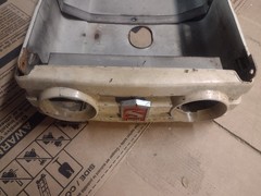 OEM USED MITSUBISHI SATOH BEAVER 3 BUCK HOOD ASSEMBLY HEADLIGHT PANEL S373