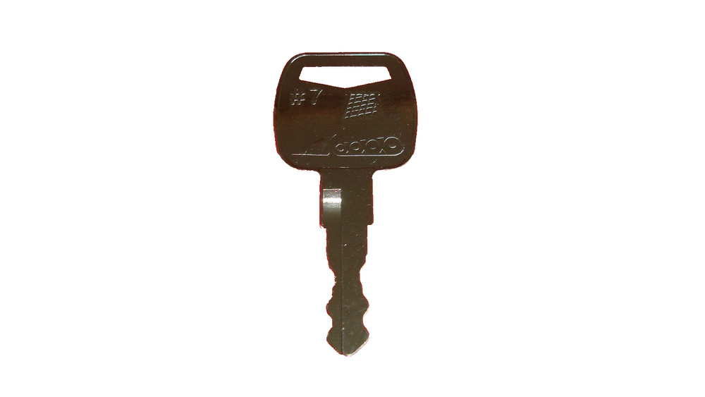 #7 Key for Several Models SKYTRACK, MAGNI, WACKER NEUSON, SKID STEER, EXCAVATOR