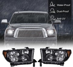 Headlights Assembly Fit Toyota Tundra 2007-2013/Sequoia 2008-2017