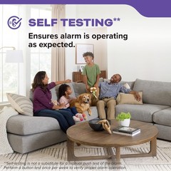 Kidde Smoke and Carbon Monoxide Detector, Hardwired with 10-Year Battery Back…