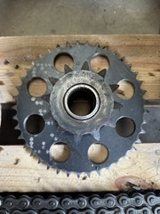 Case 1845C Axle Hub Drive Sprockets Chains. Final Drive Complete.